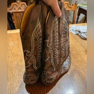 Old Gringo Boots Brown Metallic Embroidered Eagles